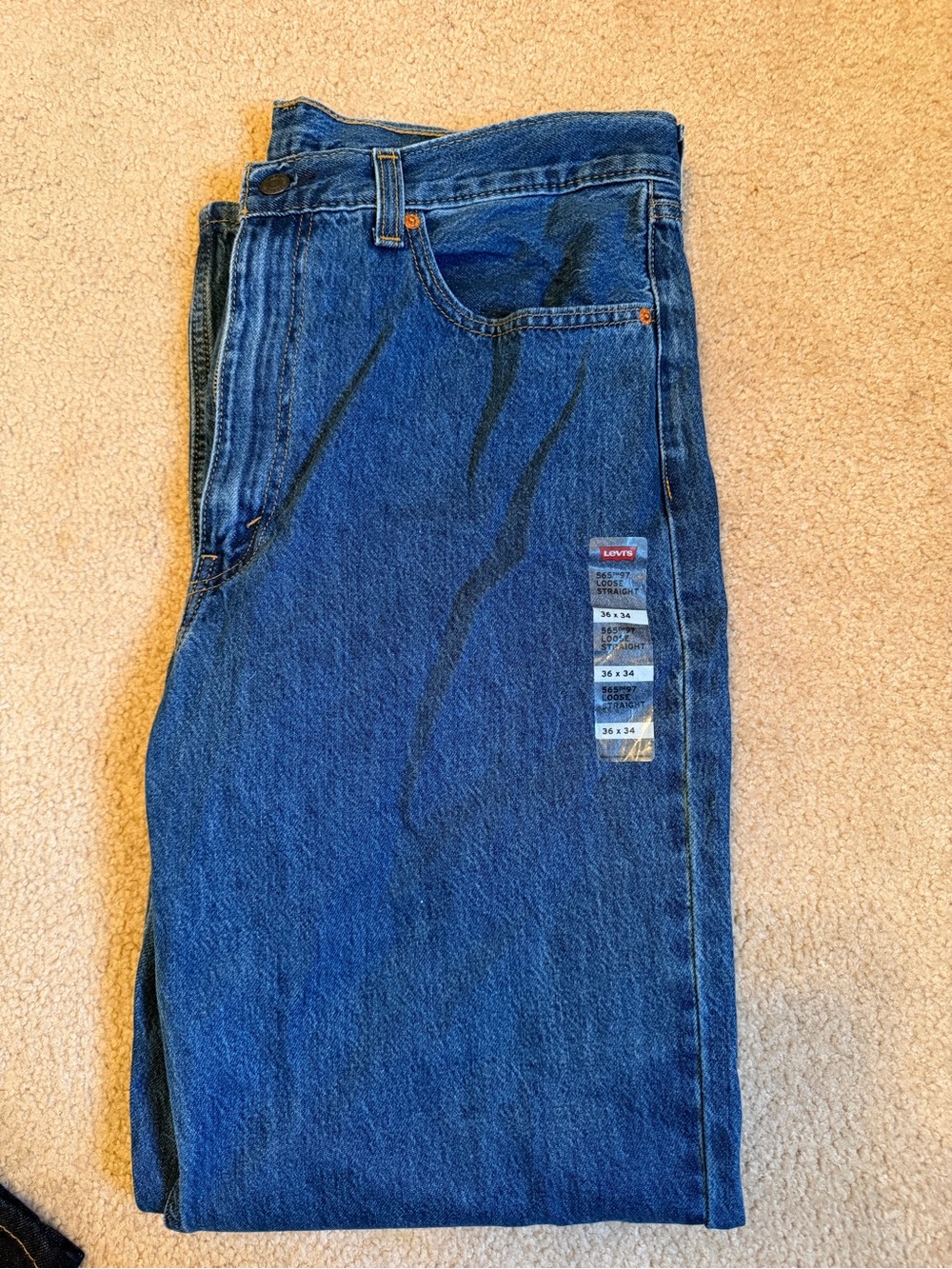 Levi's Relaxed Men’s Denim Jeans — Blue